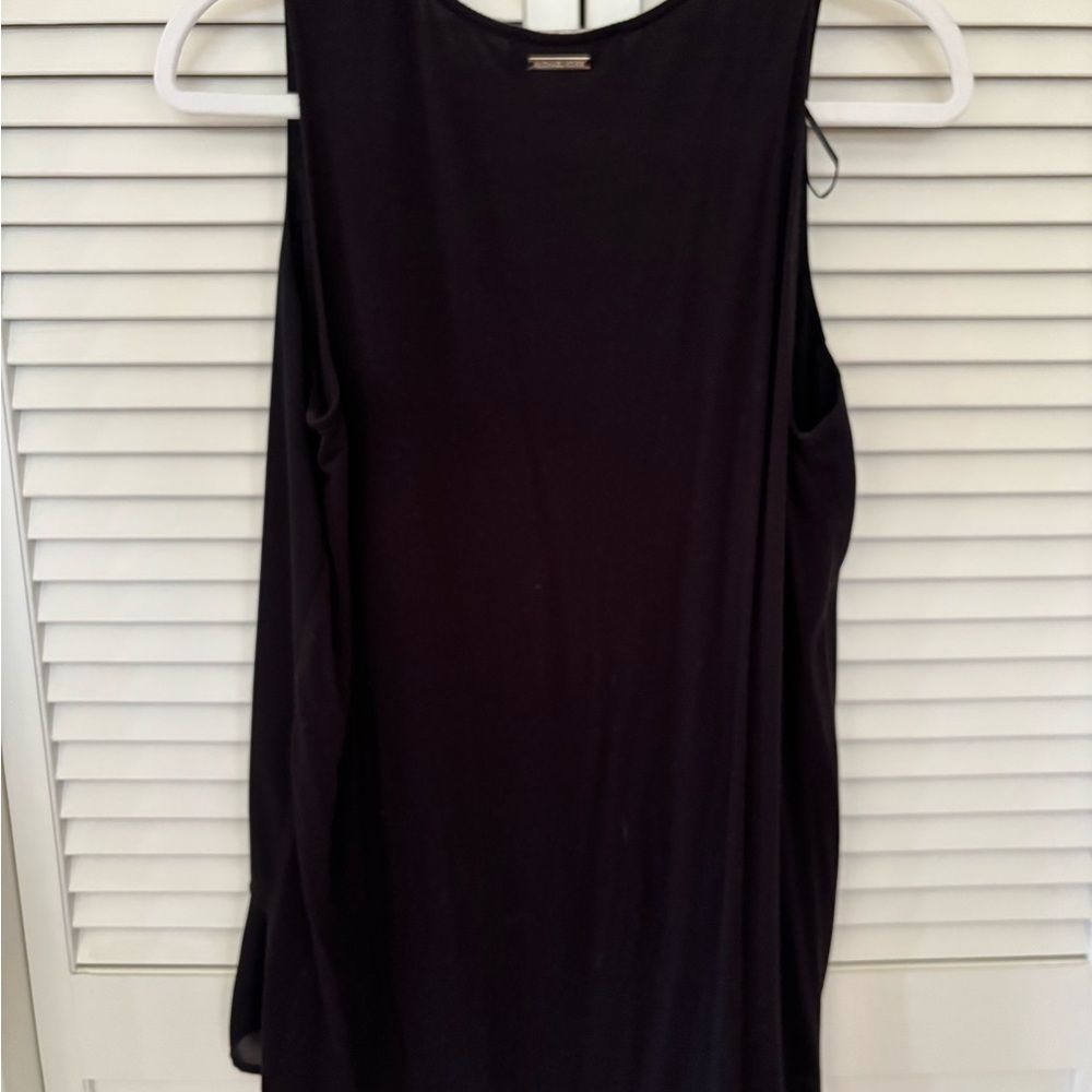 • michael kors v-neck sleeveless women's top | m • - Picture 2 of 5